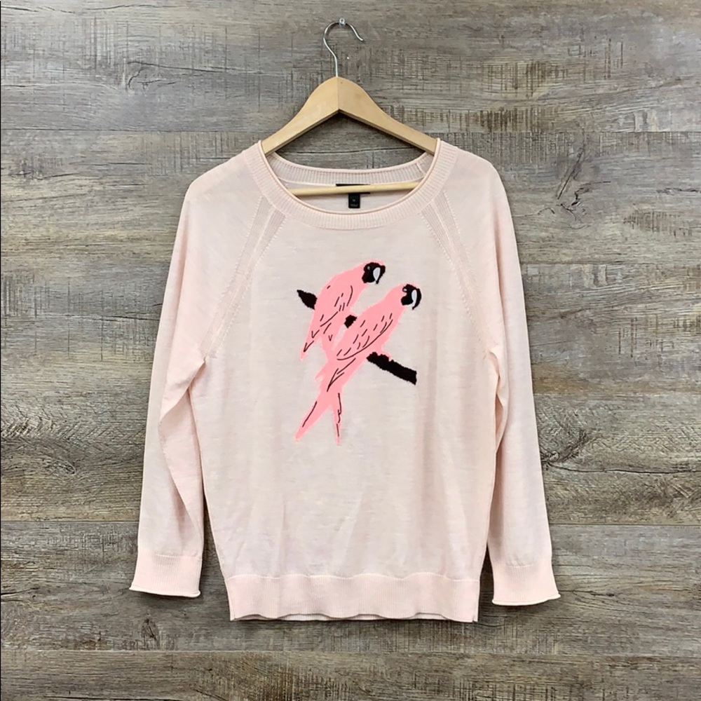 J. Crew merino wool Parrot sweater